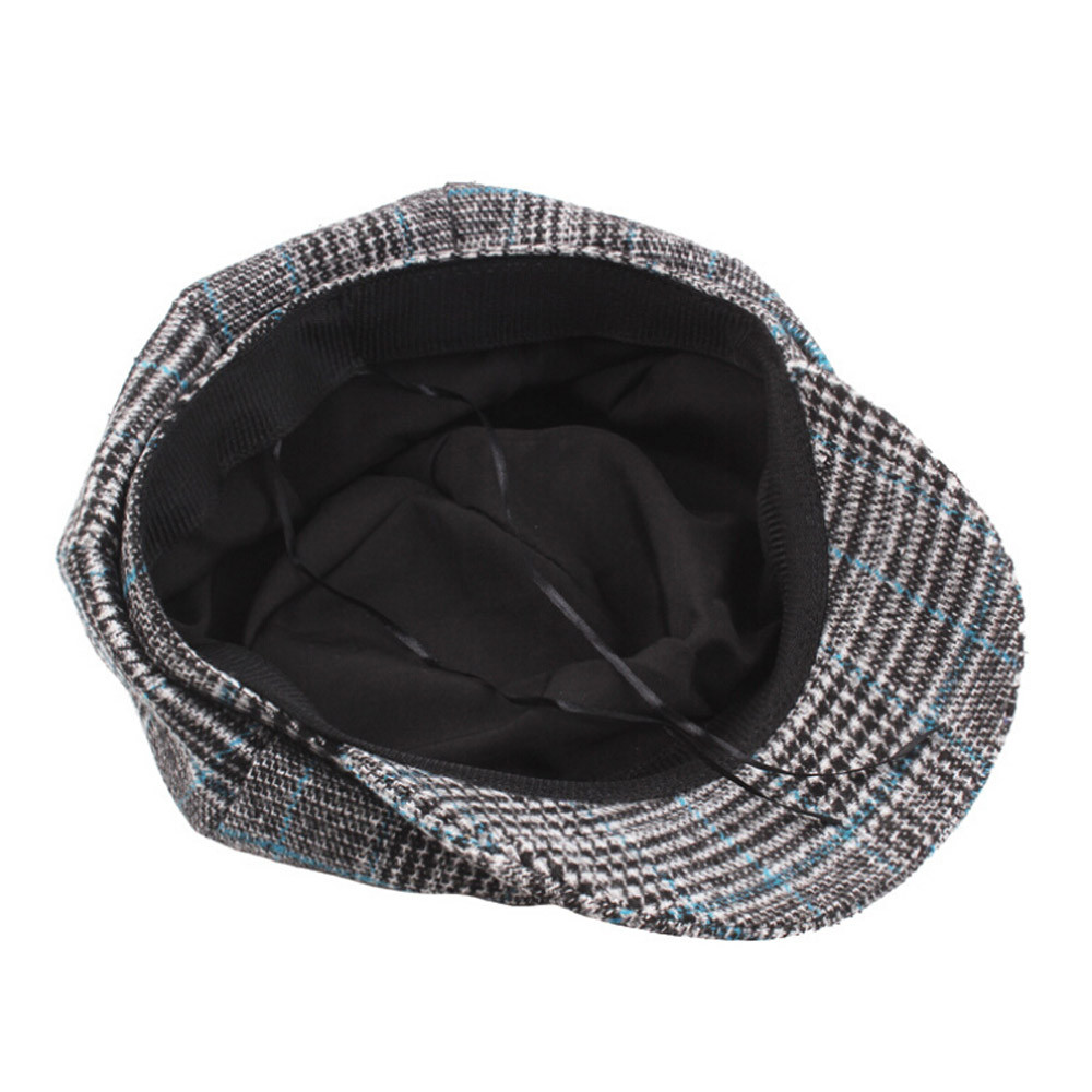 Hoed Vrouwen Unisex Vintage Twill Katoen Baseball Cap Vintage Unadjustable Hoed Sombrero Mujer Casual Mode Plaid Hoed