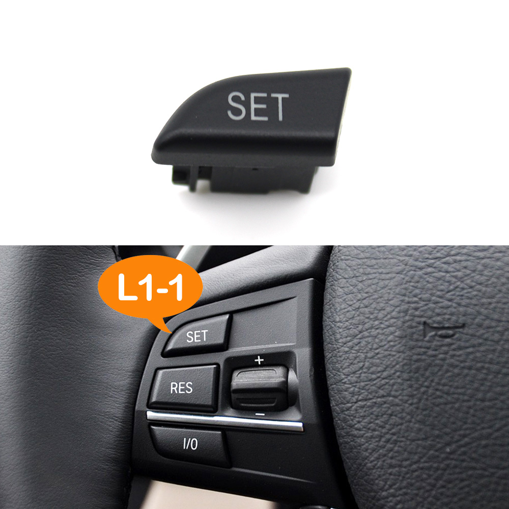 Botones para volante de coche, límite de velocidad, Control de crucero, llaves de teléfono para Serie F F20 F22 F30 F34 F36 F10 F11 F07 F12 F01 F02 F25 F15: Rosa