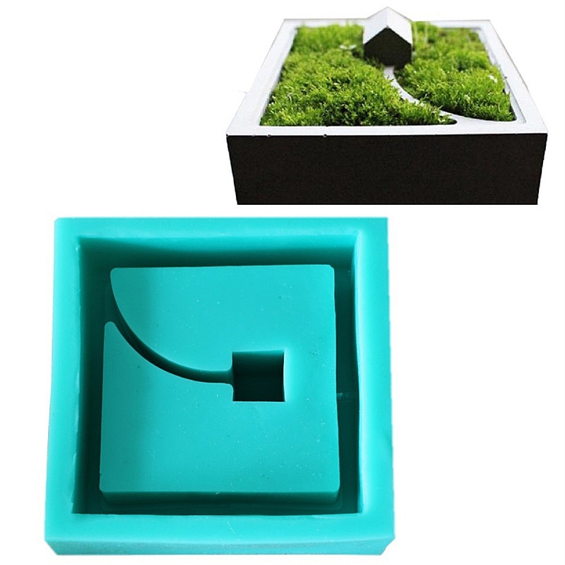 Molds for Concrete Flower pot ,Cement Molds Succulent Plants Pot Mold Concrete Planters Molds