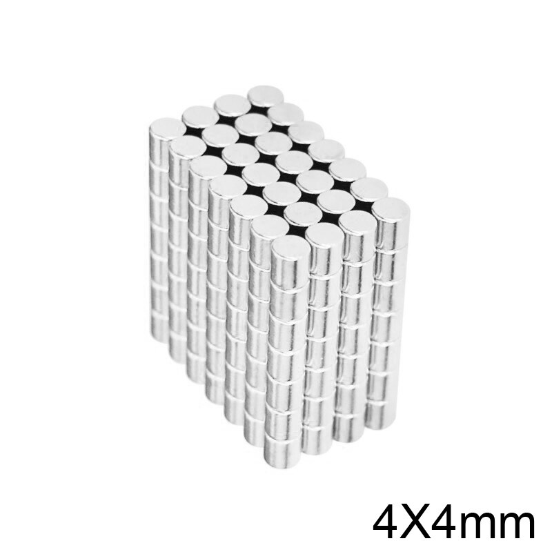 50/100/200/500/1000PCS 4x4 Mini Small Round Magnets N35 Neodymium Magnet Dia 4x4mm Permanent NdFeB Strong Powerful Magnets 4*4
