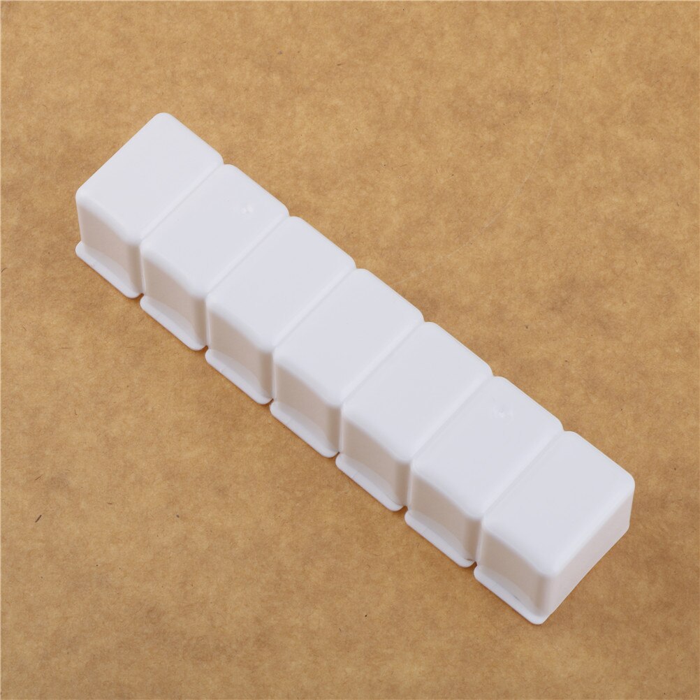 Wekelijkse 7 dagen pillendoos dispenser medicijnopslag tablet pillendoos met clipdeksels medicijnorganizer pillendoos splitters opslag