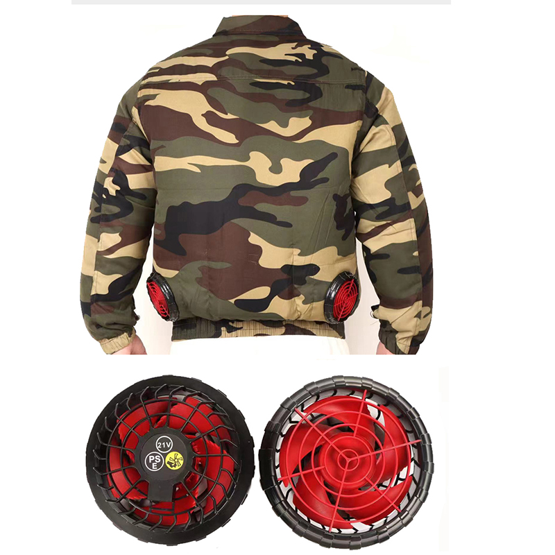 21V airconditioning ventilator koelvest zomer buitenventilator vest elektrische ventilator met USB-kabel pak airconditioning koeling kleding