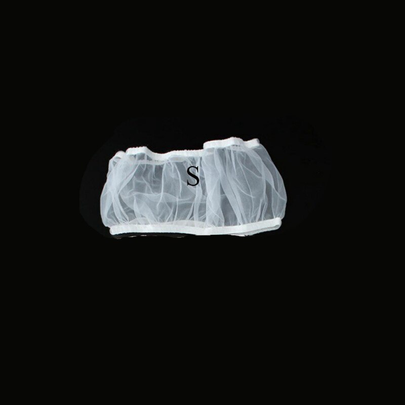 Fuglenet netværk soft shell stof fugleburnet til fuglebur frøbeskyttere dækker unikt nylon luftigt dæksnederdel: Hvid-s