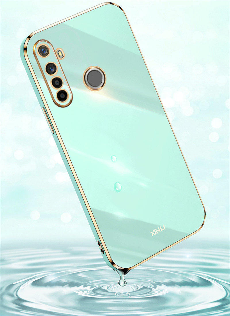 Realme 6i Realme6i RMX2040 Custodia Lucida Placcatura in silicone TPU Paraurti Antiurto Morbida coperchio Posteriore Cassa Del Telefono per Realme 6i Realme6i