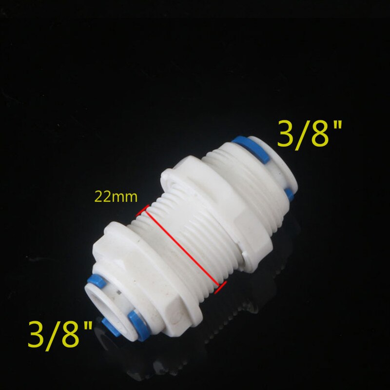 Omvendt osmose system rett skott lik 1/4 " 3/8 " od slangetilkobling ro vann plast hurtigmonteringskontakt