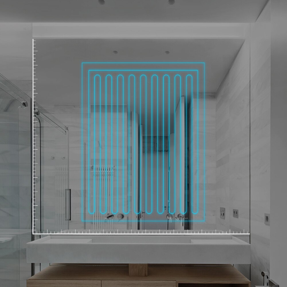 Electric Mat Anti Fog Rectangle Durable Universal Hotel Home Bathroom Self 110V Mirrors Heating Pad Clear Defogger Film