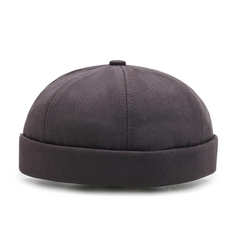 Mode Hip Hop Hoeden Brimless Skullies Caps Voor Mannen Beanie Hoed Vintage Mannen Caps Corduroy Effen Kleur Straat Verhuurder hoed