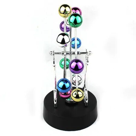 Table Top Kinetic Rotating Colorful Stress Balls