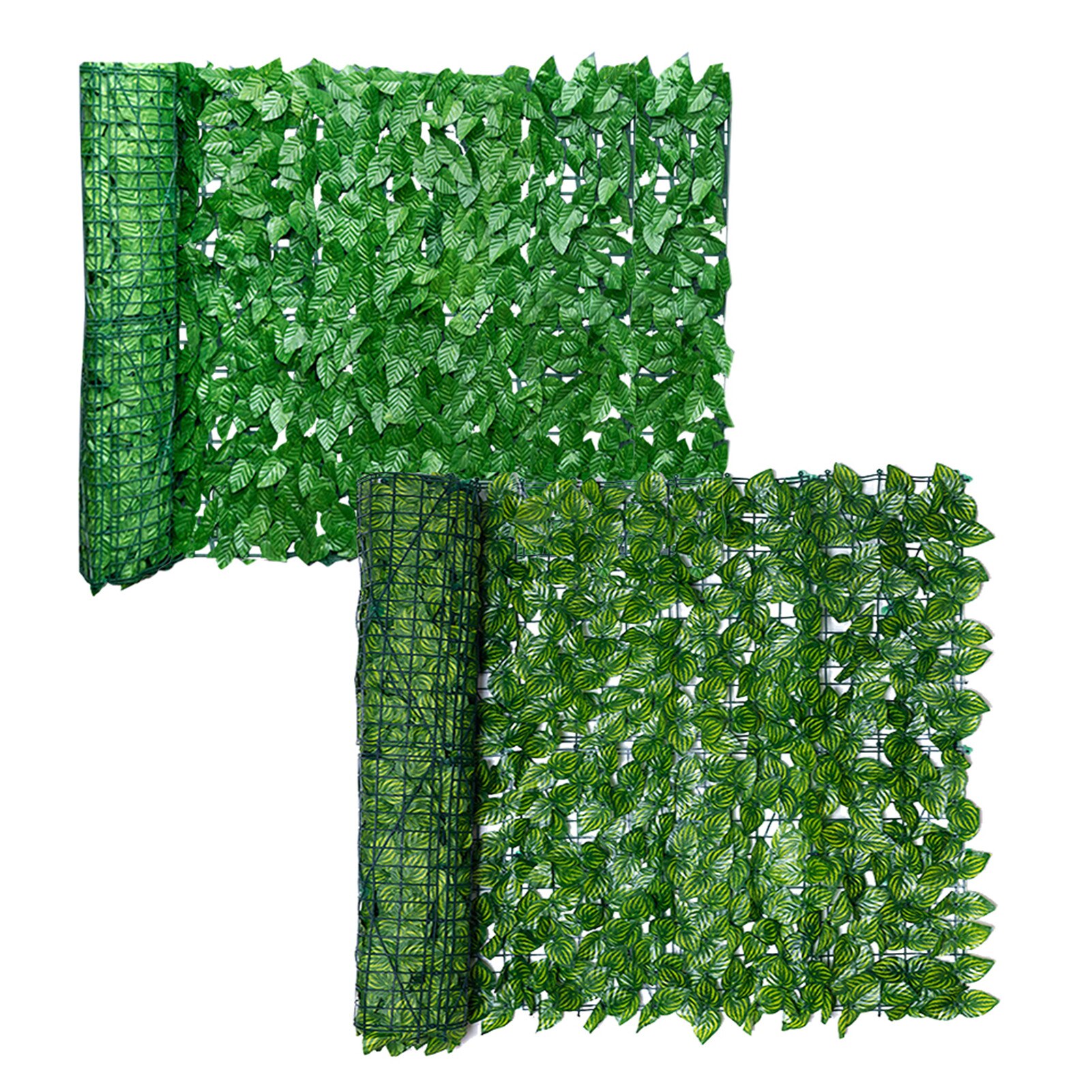 Artificial Leaf Screening Roll UV Fade Protected Privacy Hedging Wall Landscaping Garden Fence Balcony Screen