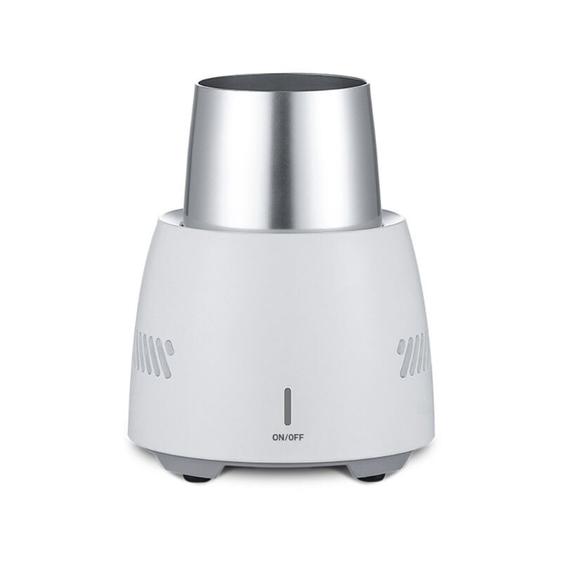Car Cold Cup Freezing Cool portable Cup Drink Holder Beverage Can Cooler: White
