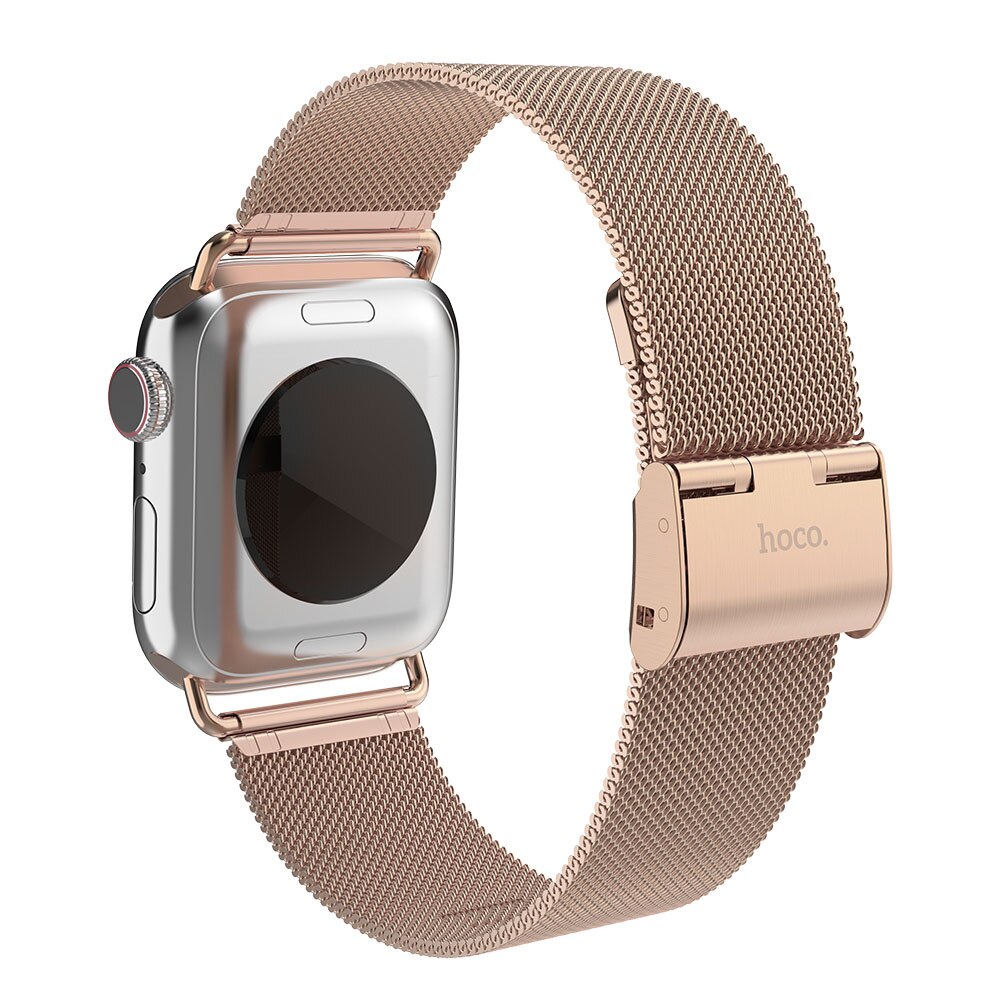 HOCO Milanese Schleife Edelstahl Strap für Apple Uhr Serie 1 2 3 4 5 Band Ersetzen Armband für iWatch 44/42mm 40/38mm Bands