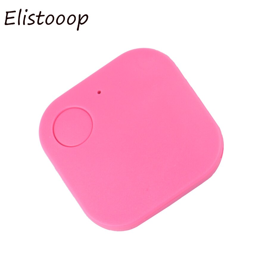 Elistooop smart mini bluetooth tracker bilar väska plånbok nyckel gps trådlös anti förlorat larm smart finder barn husdjur äldre för iphone: Röd