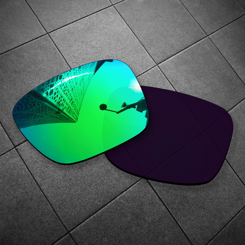 Lentes de substituição vonxyz, múltiplas escolhas polarizadas para óculos de sol oakley sliver: Jade Mirror