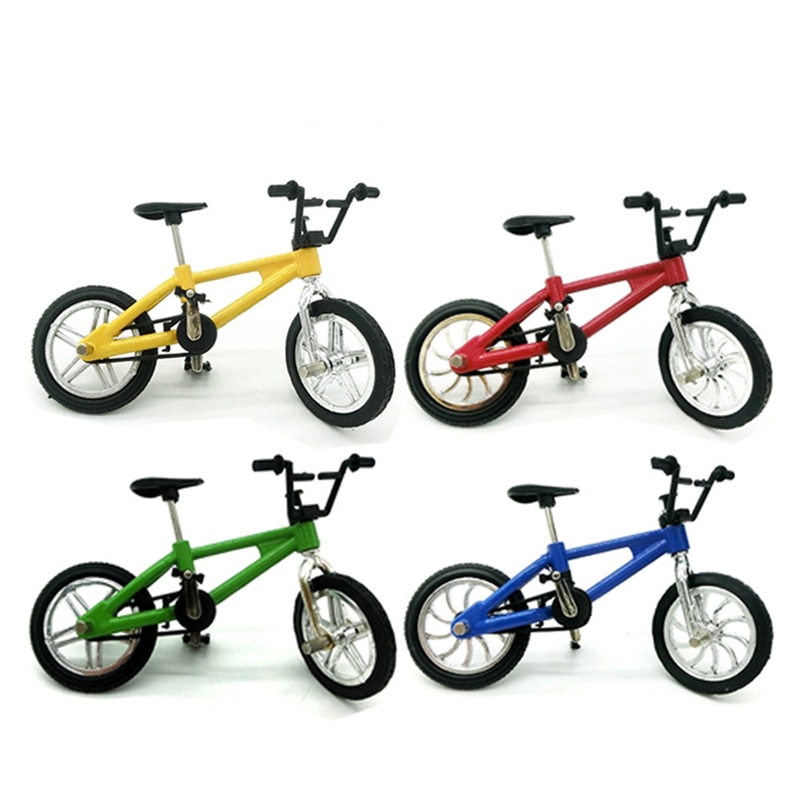 1 Pcs 1/12 Bjd Pop Accessoires Fiets Speelgoed Voor Jongens Mini Bike Met Rem Touw Legering Fiets Model Speelgoed Voor kinderen
