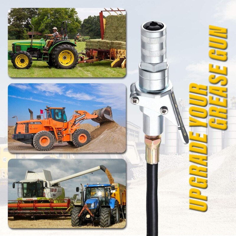 Pliers High Pressure Grease Fitting Double Handle Grease Filling Head Self-Locking Grease Mouth Hardware Accessories