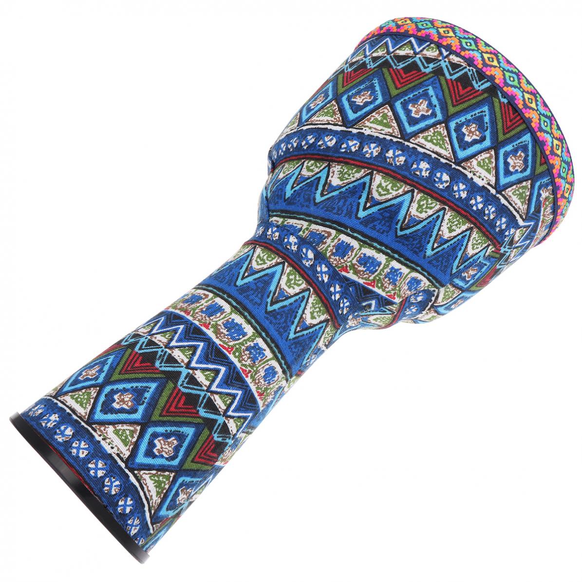 8 Inch PVC Afrikaanse Djembe Trommel Kleurrijke Doek Art ABS Vat Huid Kinderen Handtrommel