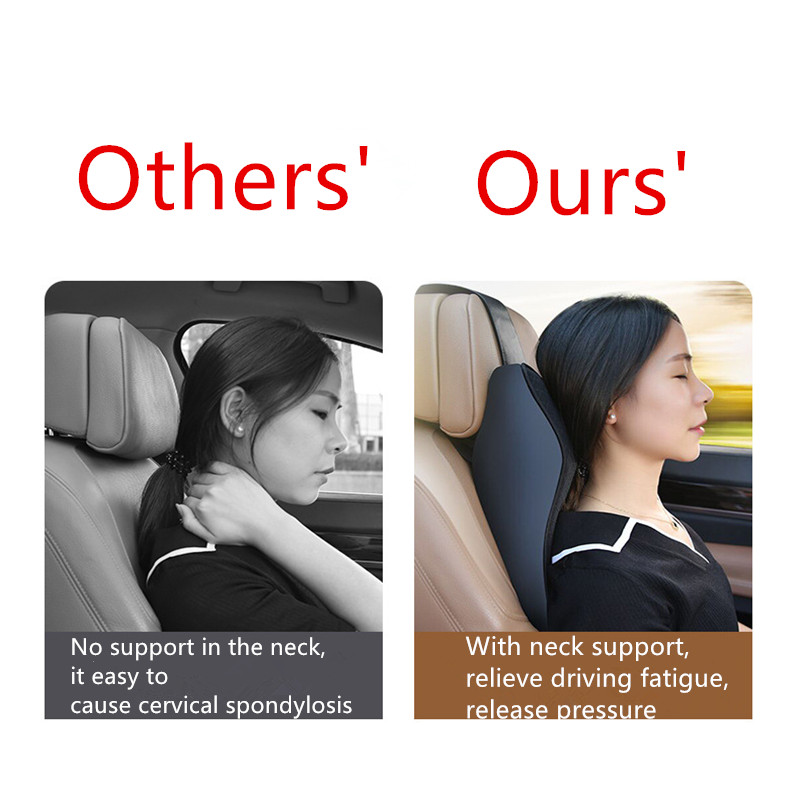 3d auton automaattisen istuimen päätuet muisti puuvilla päätyyny auton istuimen pään niskatuki hieronta muistivaahto tyynyn tuki niskatuki