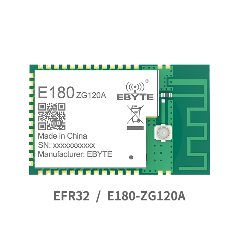 EFR32 Zigbee RF Module 2.40GHz 20dBm 1km COJXU E180-ZG120A Wireless Transceiver Transmitter Receiver PCB IPEX Antenna SMD