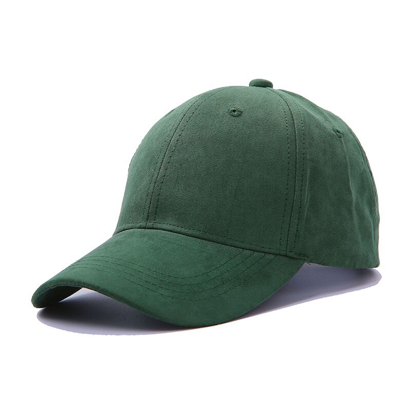 unisex Baseball Cap Women cap Street Hip Hop Outdoor Caps Suede Hats for Ladies Black Grey Baseball cap Adjustable Baseball Hat: green
