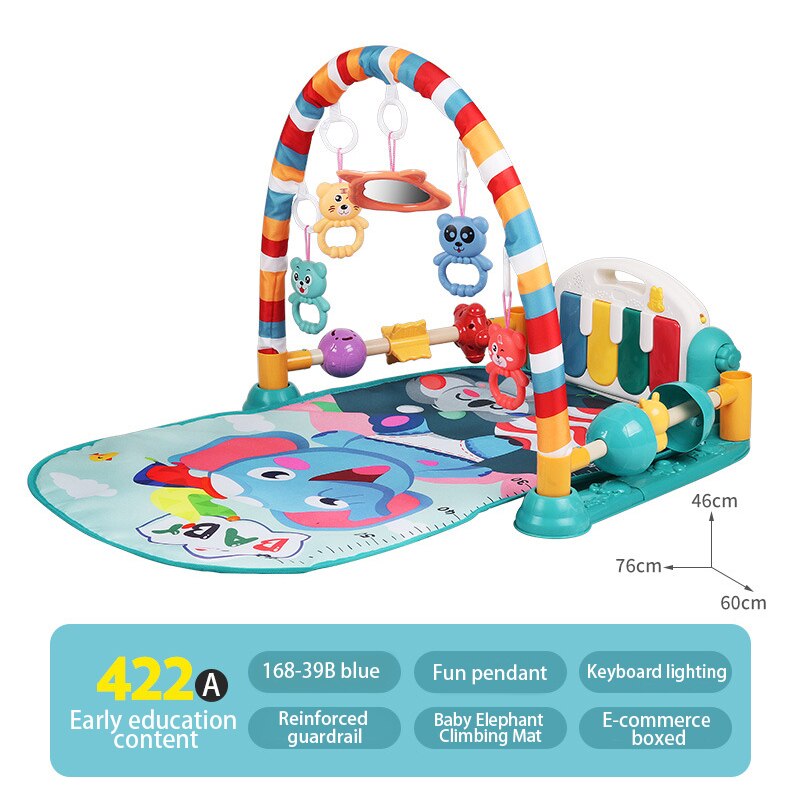 Baby Pedaal Piano Speelgoed Baby Muziek Fitness Frame Pasgeboren 0-1 Jaar Oud Fitness Apparaat Kinderen Educatief Mat voor Baby &#39;S: E