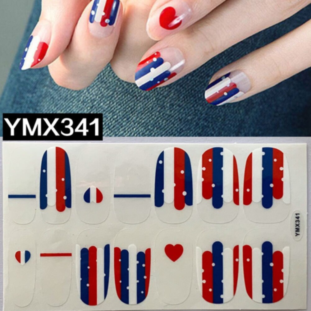 Nieuwste nagelstickers, decals, wraps, zelfklevende, volledige dekking, nail art, diy manicure, 3d maansterren