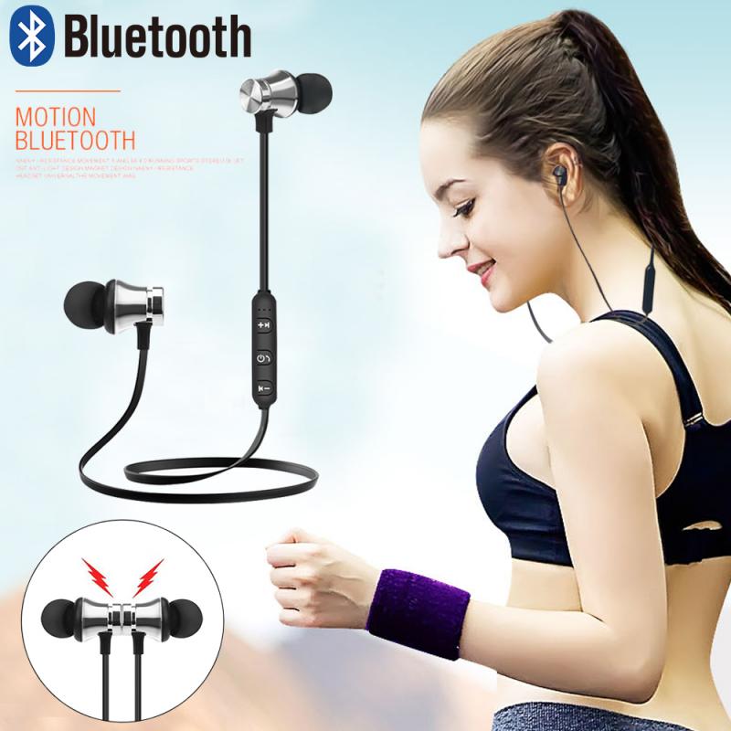 Auriculares magnéticos Bluetooth, inalámbricos, estéreo, magnéticos, para fitness, Deportivos
