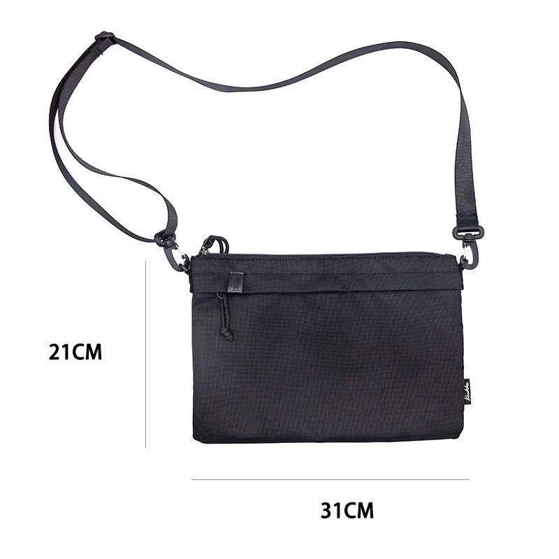 Sac à bandoulière en Nylon de Style japonais, sac à bandoulière étanche pour hommes, sac de rangement décontracté de randonnée, sacoche