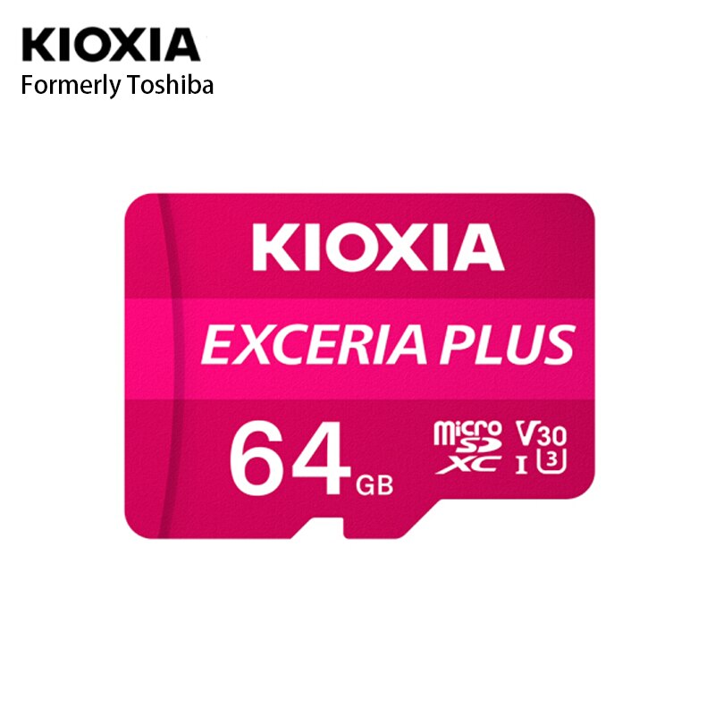 KIOXIA EXCERIA PLUS Hight speed TF Memory card 32GB 64GB 128GB 256GB Formerly Toshiba Memory card UHS-I U3 Class