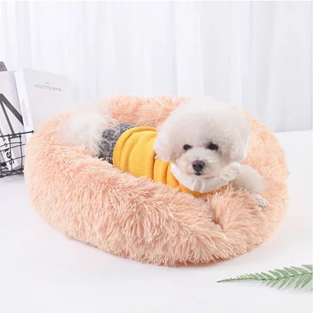 Cama larga de felpa para gatos, cojín relajante para gatos, caseta para perros grande, súper suave, esponjosa y cómoda.