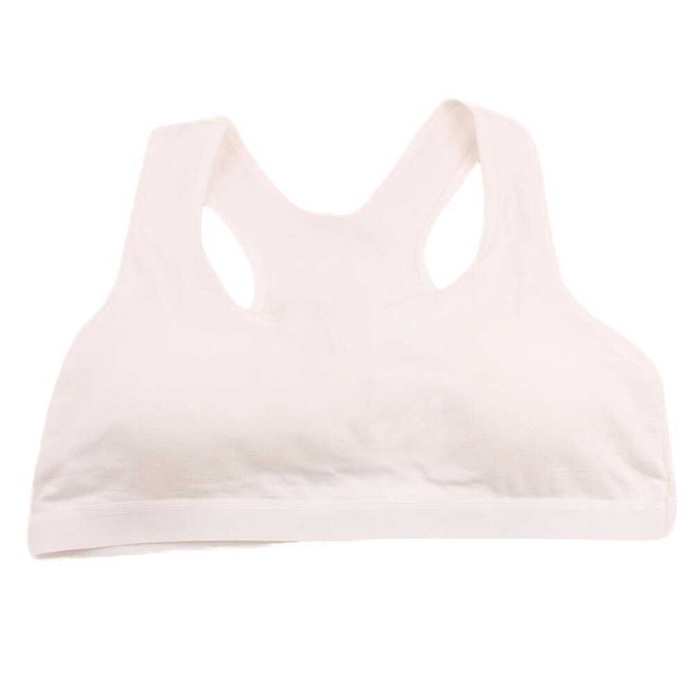 Ropa interior deportiva para niños y niñas, chaleco con sujetador de esponja de realce, ropa interior deportiva para carreras #40: Beige