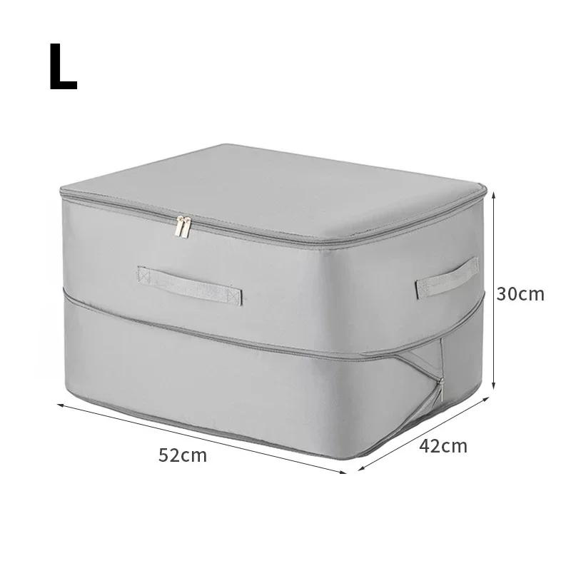 Sac de rangement à Compression anti-poussière, sac de rangement de grande capacité, résistant à l'humidité pour vêtements, couette, sac mobile, organisateur d'auto-Compression: Marron