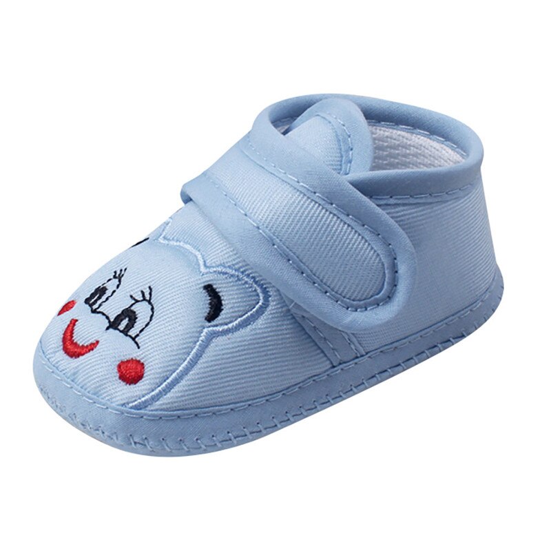 Niños bebé niño niña suave suela viñetas de animales Anti-slip Zapatos niño Zapatos chaussure enfant sapato infantil niños niñas zapatos: Azul / 11