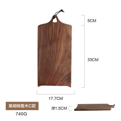 Japanse Stijl Walnoot/Beuken Speciale-Vormige Massief Houten Brood Snijplank Pizza Board Keuken Bakken Levert