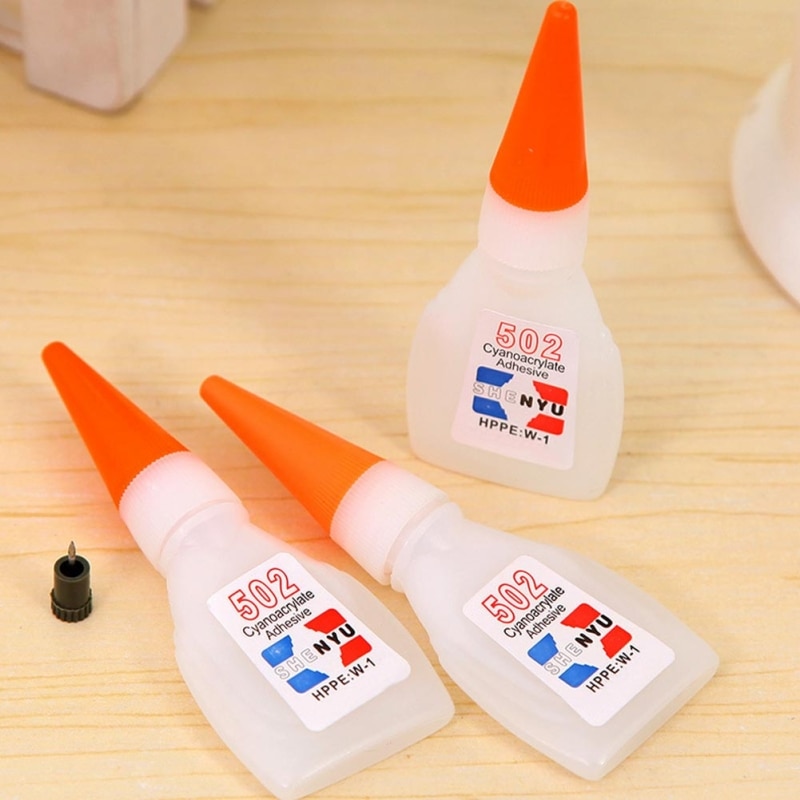 2 pcs 502 Super Glue Multi-Function Glue Fast Strong Genuine Tools Adhesive For Office Cyanoacrylate Bond D7P3