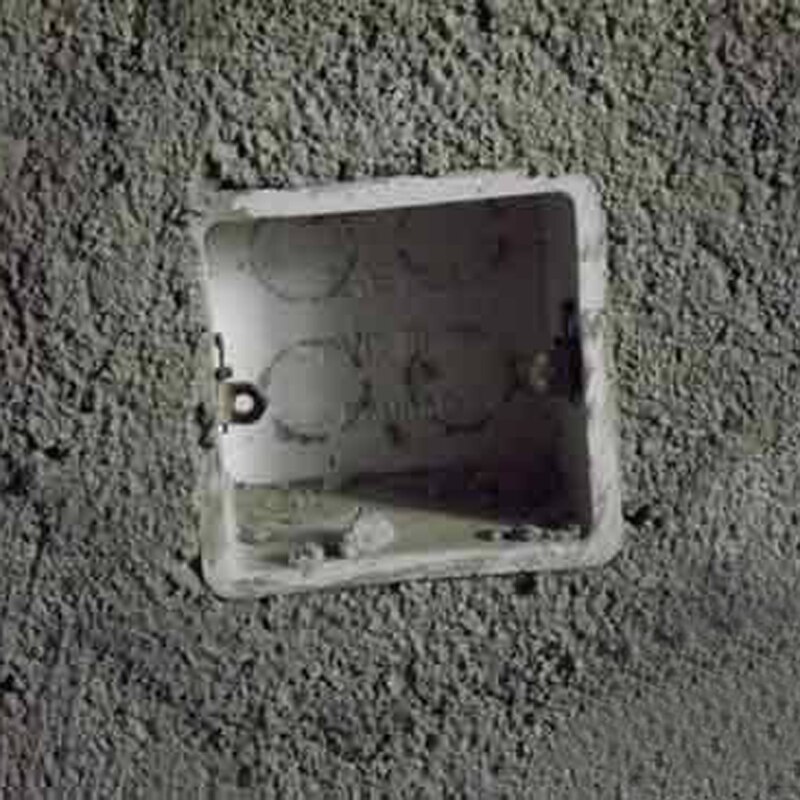 86 X 86mm Waterproof Wall Plate Junction Box Back Plate Box Outer Side Back Box