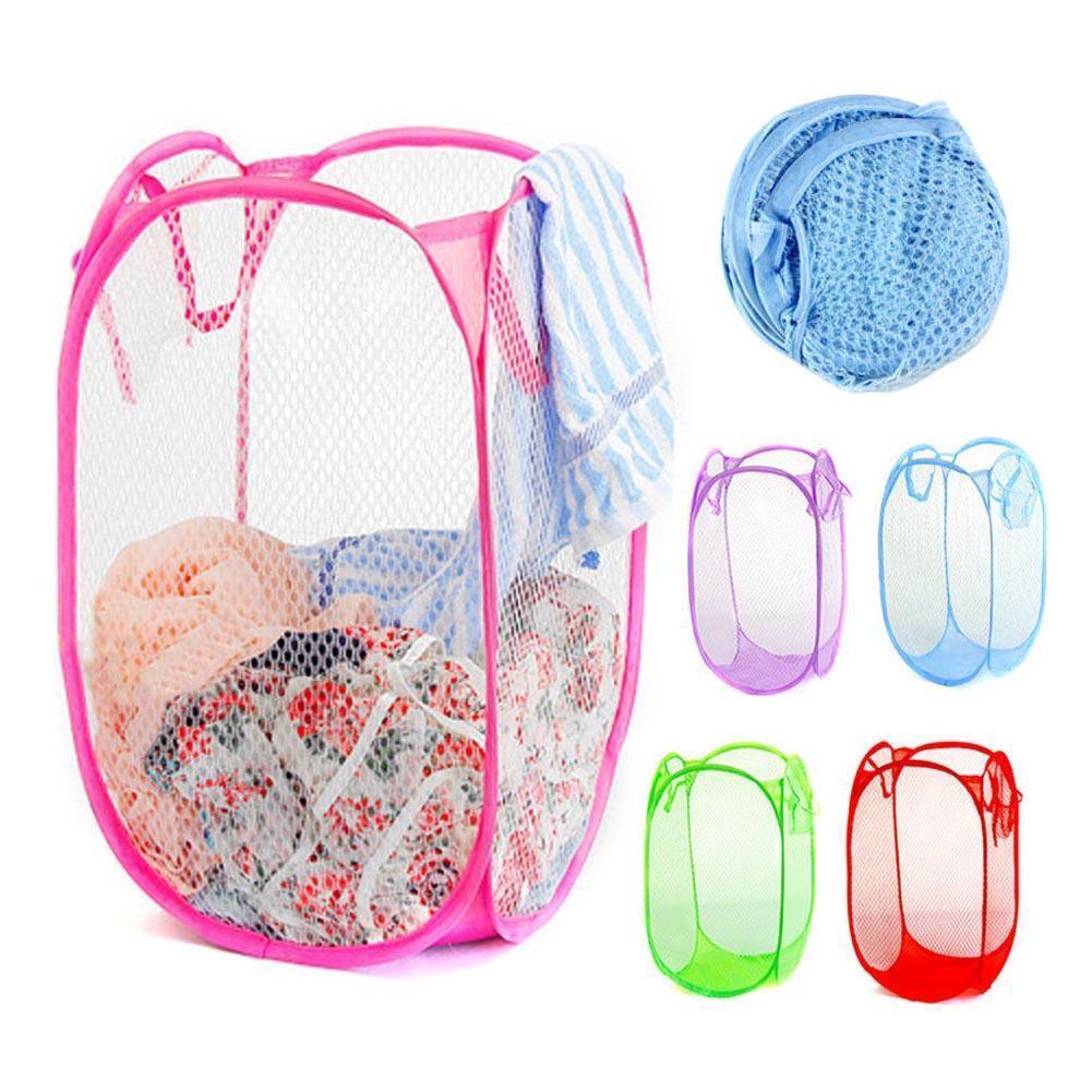 Wasmand Wasmand Speelgoed Kleding Opslag Bin Mesh Wassen Opslag Nylon