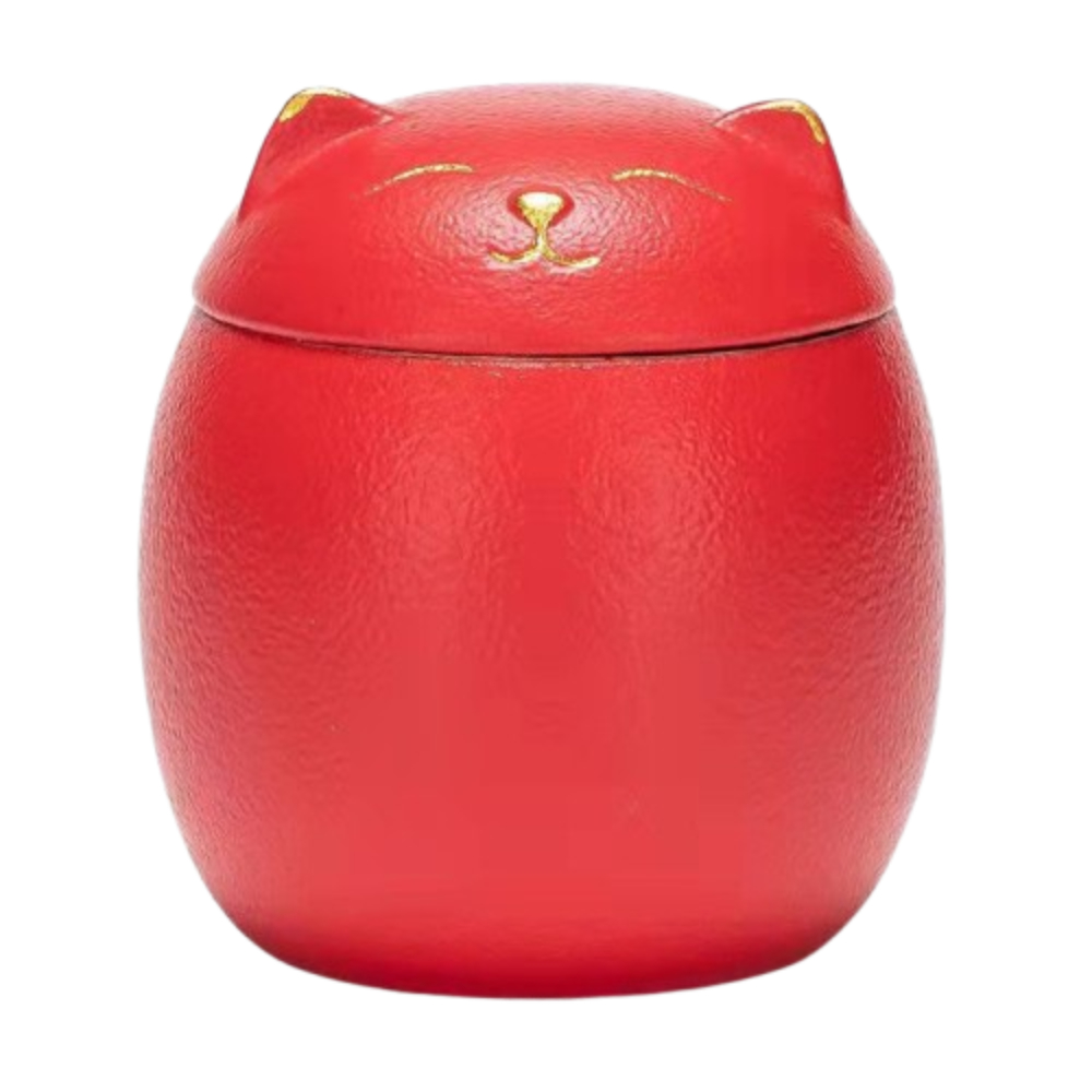 Ceramic Funeral Urn for Pets 200ml Dog/Cat Shape Ashes Storage Box Memorials with Lid Dog Cat Cremation Urns Dog Supplies: Light Grey