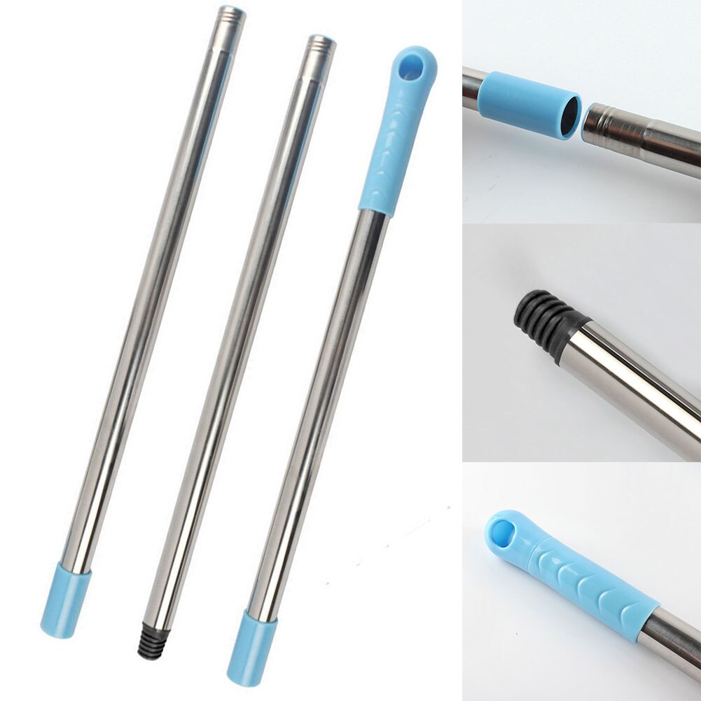 Stainless Steel Broom Home Lawn Mower Handle Mop Rod Thread Interface Detachable Brush Cutter Weeds Snatcher Portable Garden
