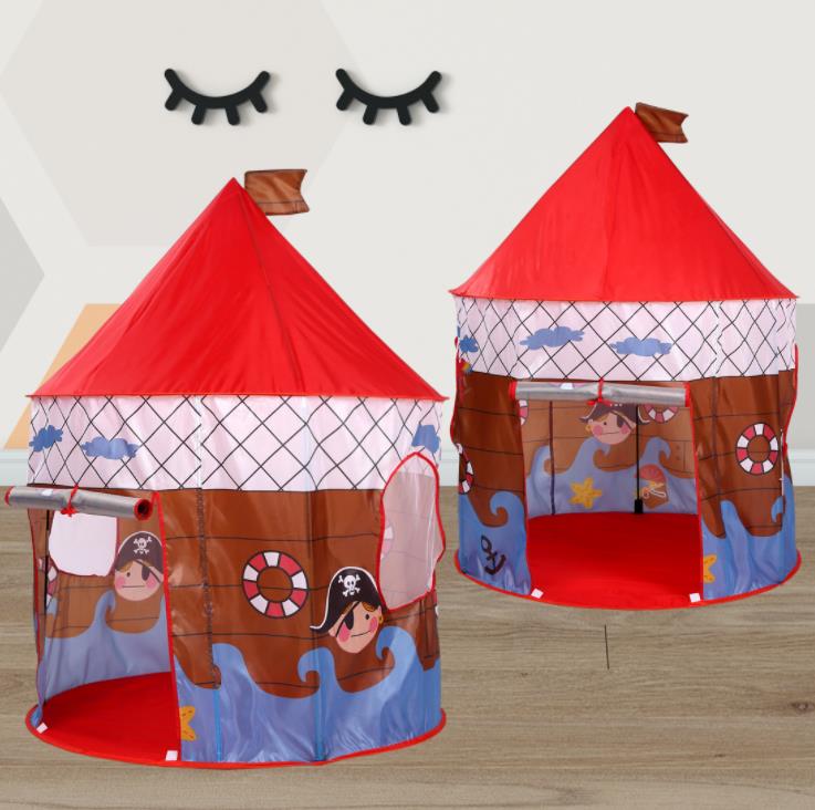 Tienda de juego plegable tipi prins pricess tienda plegable niños niño niña castillo cubby casa de juego niños regalos tiendas: 11