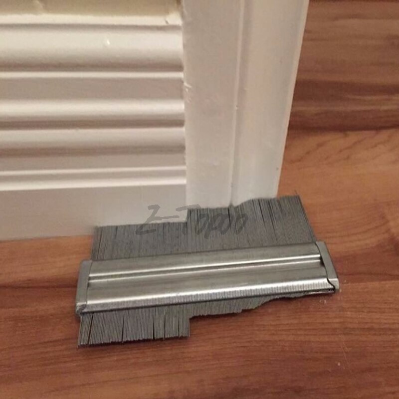 150mm kolstålprofil konturmätare djup dekorationsmall kakel stålmetall kakel laminat profil träform