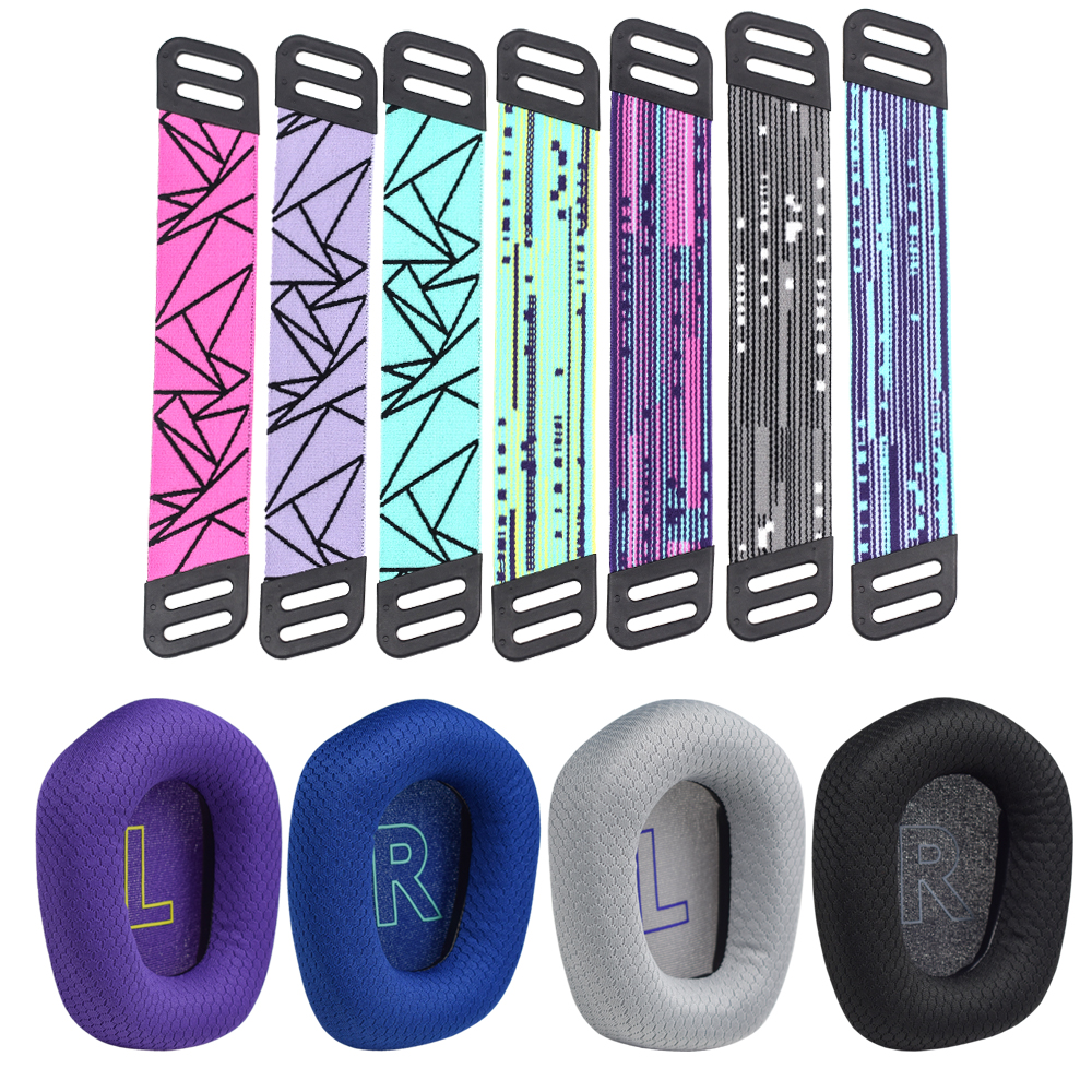 7 Colors Replacement Headphone Headband Ear Pads for Logitech G733 Logitech G 733 Headphones head beam