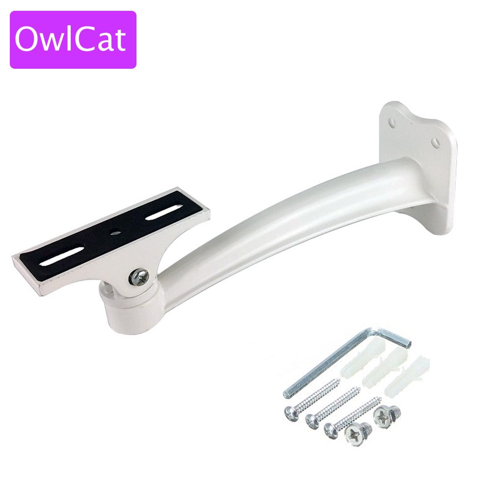 OwlCat CCTV Bracket for Video Surveillance Security Cameras Bracket Adjustable Wall Ceiling Mount Stand