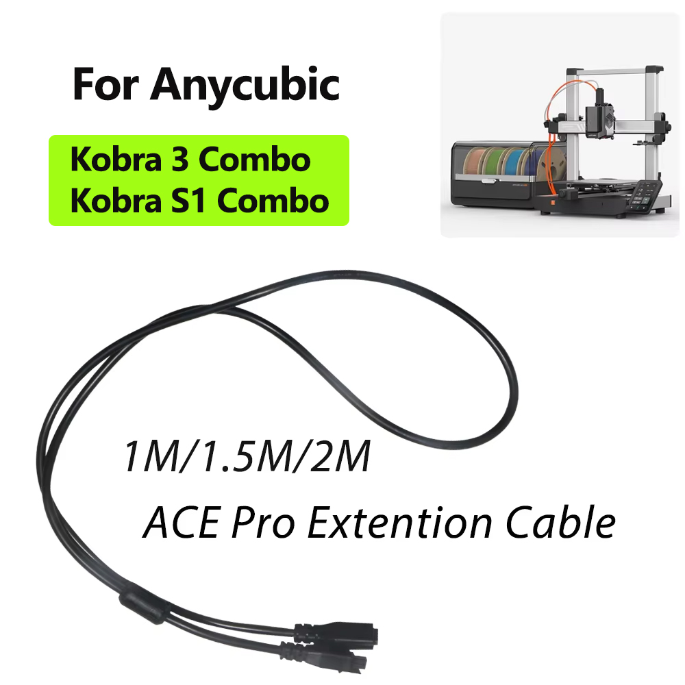 For Anycubic Kobra 3 Extension Cable ACE 4-pin ACE Pro Extension Cable For Kobra3/Max/S1C 3D Printer Kobra 3 Accessories