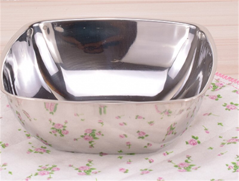 Edelstahl salat bowl Europäischen kreative lebensm... – Vicedeal