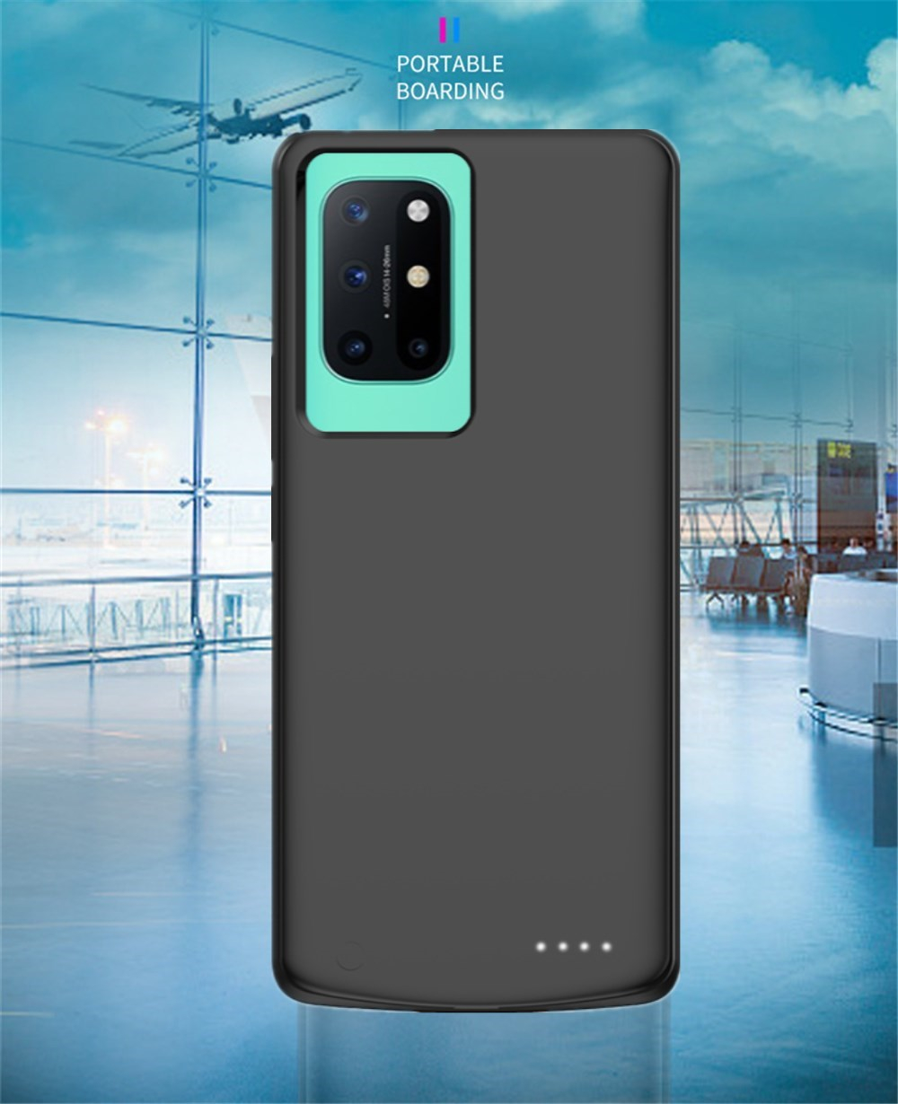 6800mAhBattery Ladegerät Fällen Für OnePlus 8T Batterie fallen Silikon Externe Batterie Ladung Abdeckung Für Oneplus 8T Energie fallen