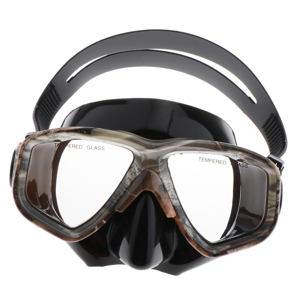 Waterproof Diving Goggles Men Women Water Sports Swim Mask W/ Adjustable Strap