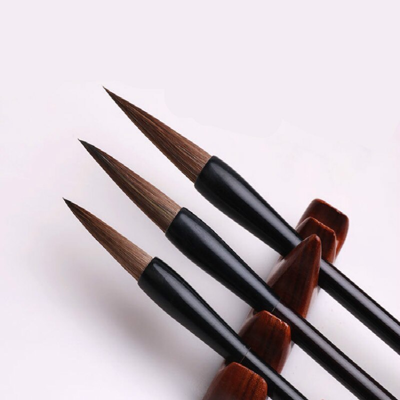 Chinese Traditional Calligraphy Pen Large Middle Small Regular Script Writing Brushes Beginner's Special Practice Writing Brush
