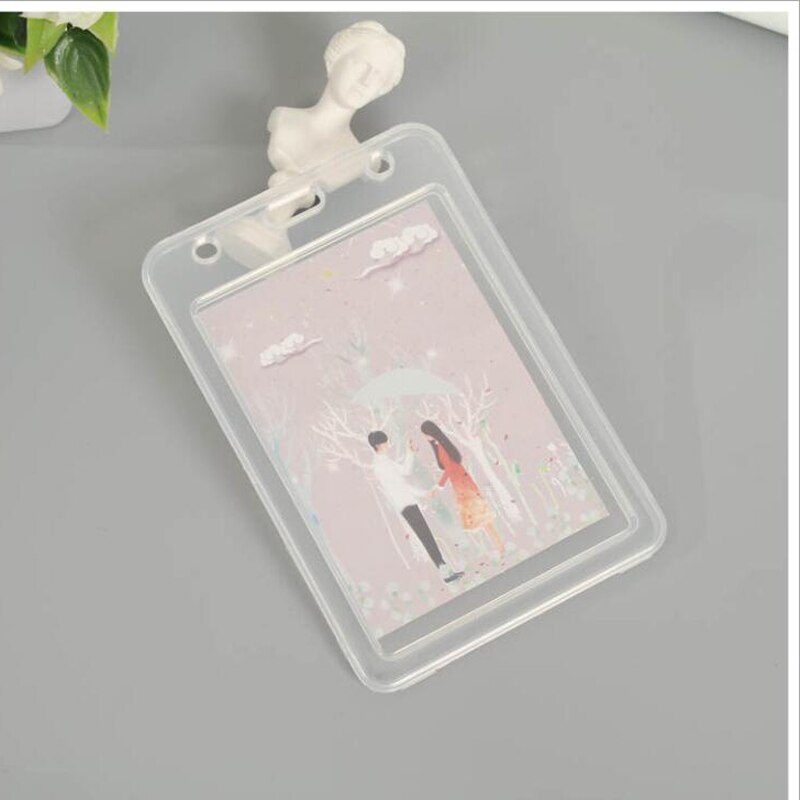 1 stücke Wasserdichte Transparente Karte Abdeckung Frauen Männer Schüler Bus Karte Halfter fallen Geschäft Kreditkarten Bank Ich würde Karte Hülse schützen
