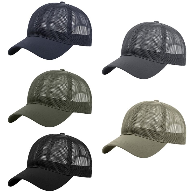 Sport Volledige Mesh Cap Heren Baseball Caps Zonnehoed Outdoor Sport Caps