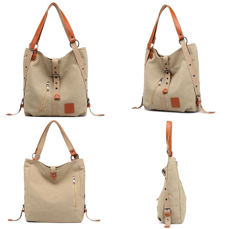 Canvas tas dames handtassen crossbody tas over de schouder vrijetijdstassen grote reistassen tassen voor dames